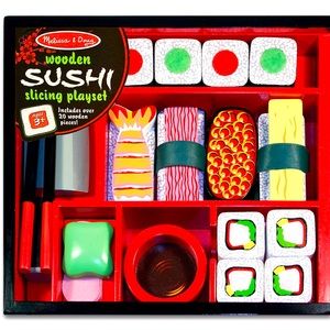 NIB Melissa & Doug Sushi Slicing Set